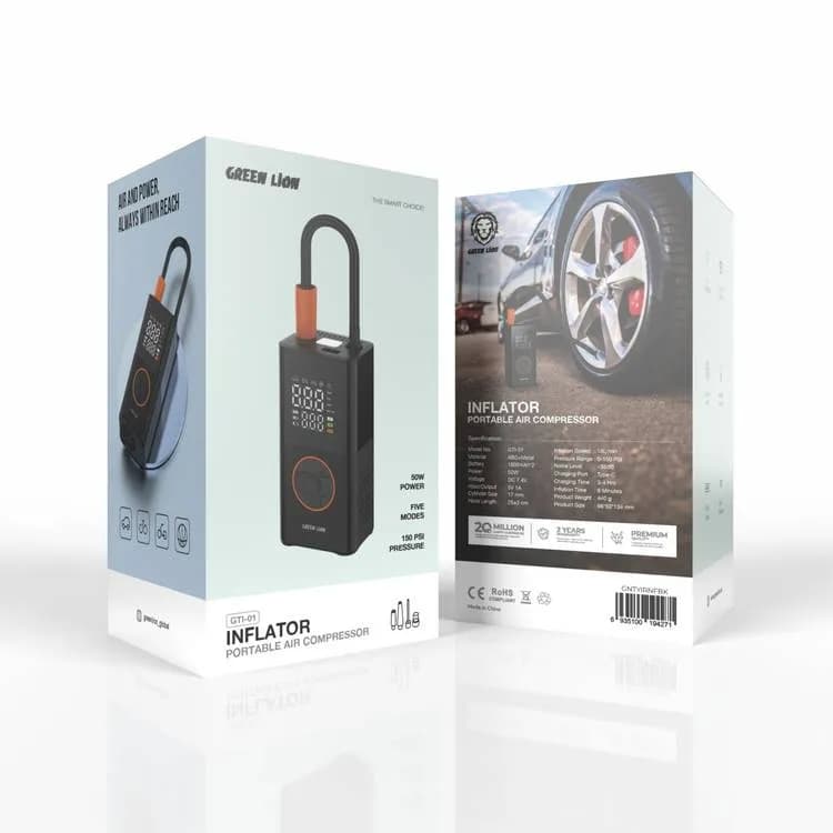 کمپرسور باد قابل حمل GTI-01 گرین لاین — تصویر ۶