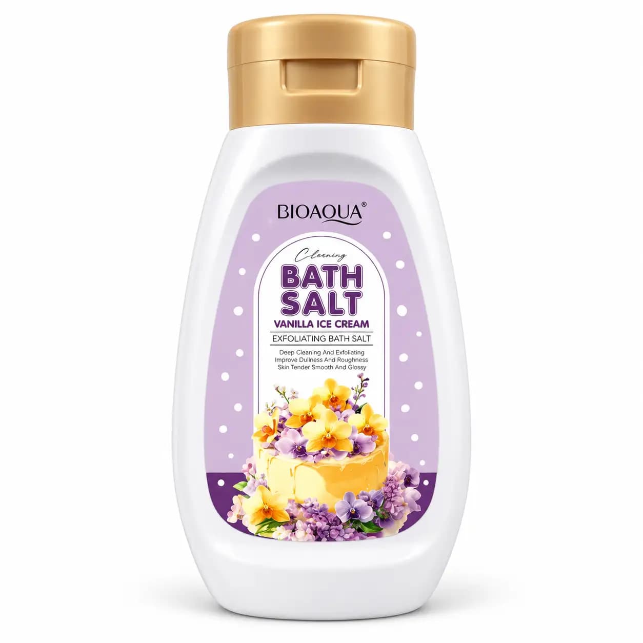 نمک بدن لایهبردار مدل Vanilla Ice Cream رایحه بستنی وانیلی وزن 430 گرم — تصویر ۲