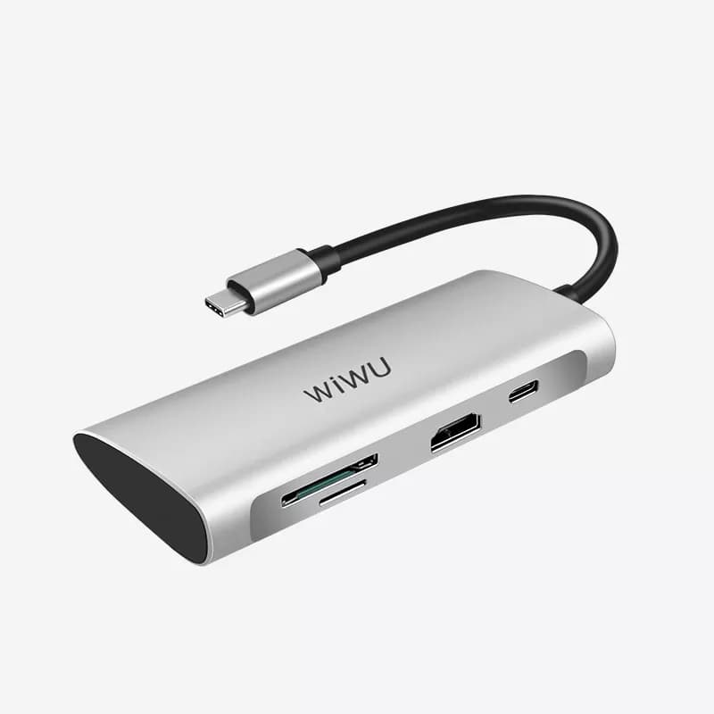 هاب 7در1 ویوو مدل WiWU Alpha 7-in-1 Multiport USB C Hub 731HP — تصویر ۳