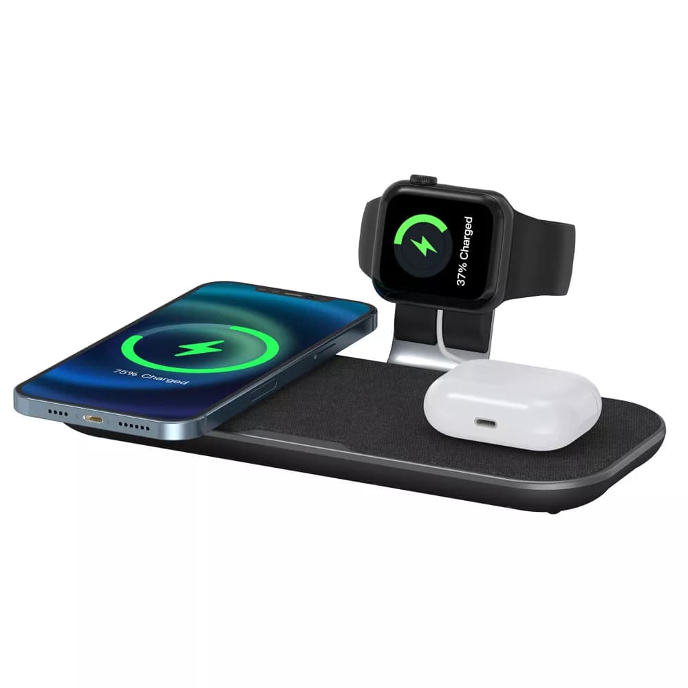 شارژر وایرلس 3در1 ویوو مدل WiWU Power Air Wireless Fast Charger Stand PA3IN1B — تصویر ۱۲