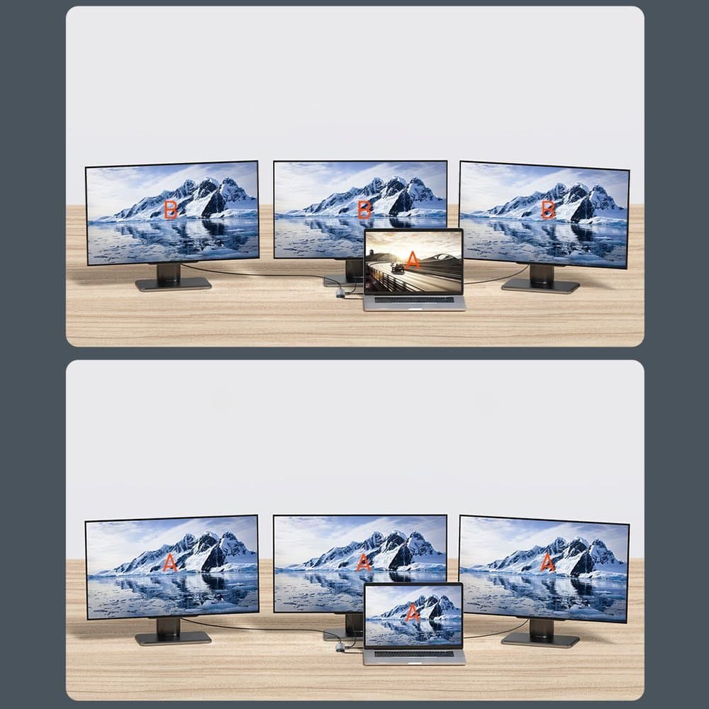 هاب 11 پورت بیسوس Baseus Metal Gleam 11 in 1 Multifunctional Type-C HUB CAHUB-CT0G توان 100 وات — تصویر ۷