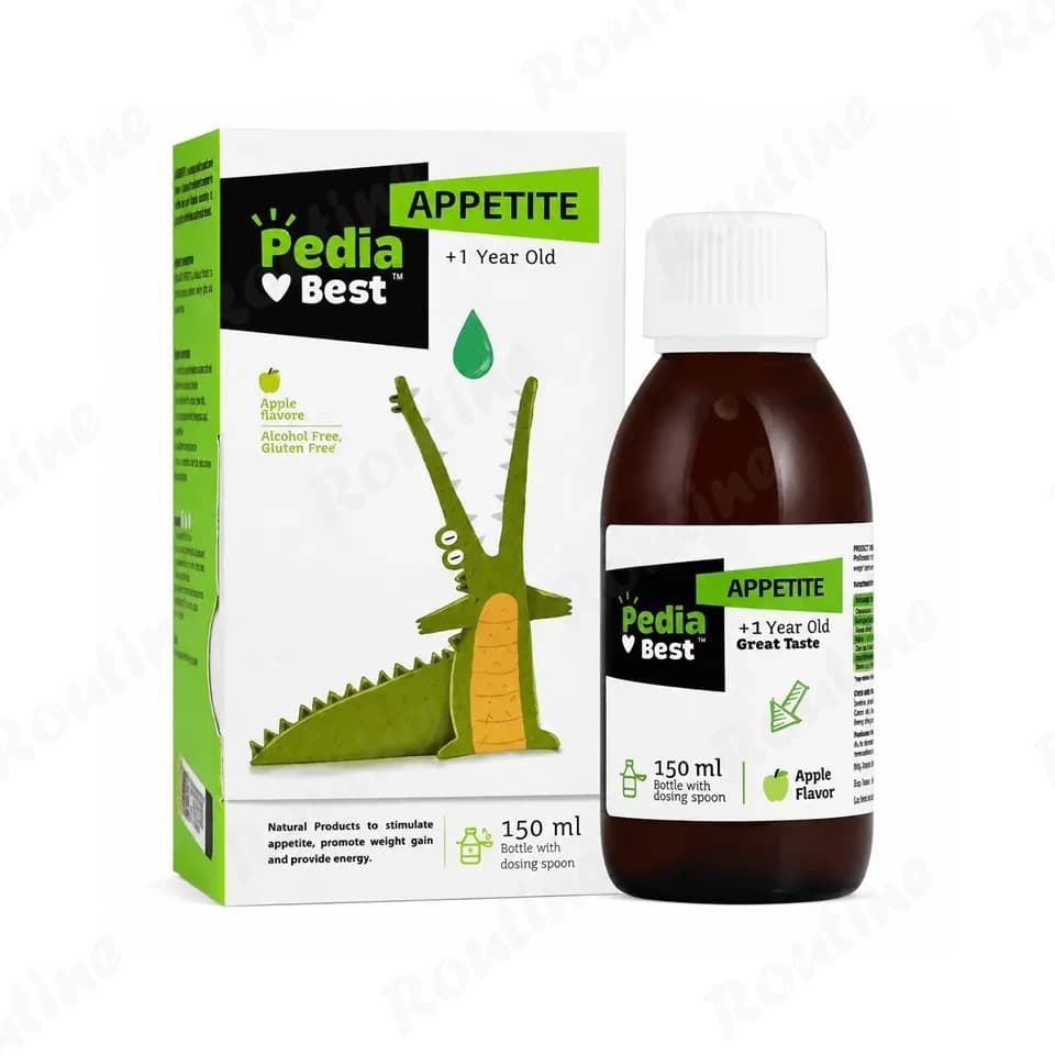 شربت اشتهاآور اپتایت (Appetite) پدیابست 150 میلیلیتر — تصویر ۳