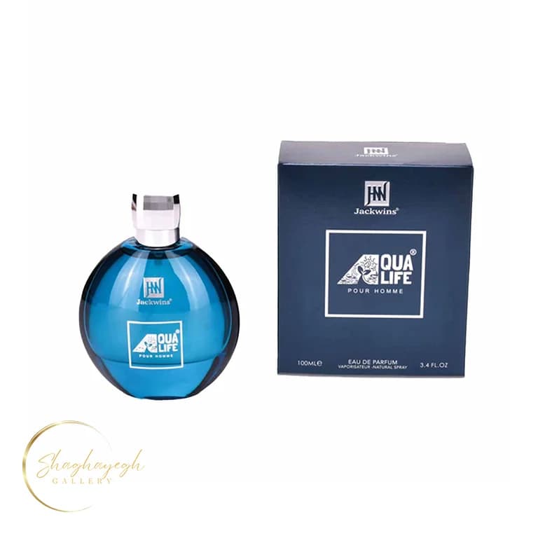 ادکلن مردانه خنک و تلخ اکوا لایف جکوینز 100 میل Jackwins Aqua Life Eau De Parfum For Men 100ml