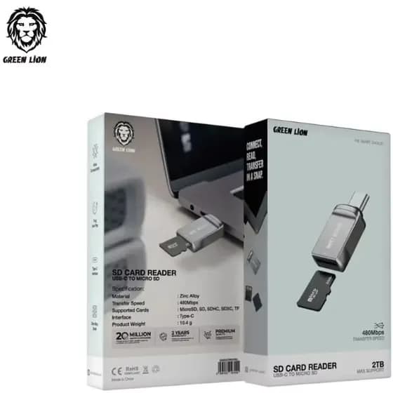 مبدل OTG گرین لاین مدل SD Card – USB-C — تصویر ۵