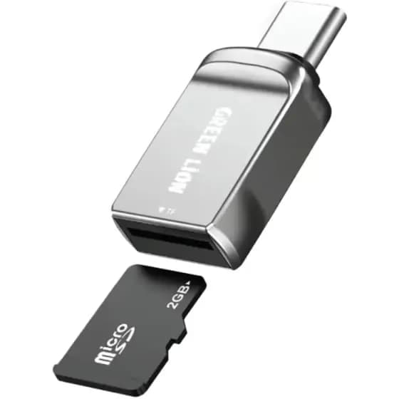 مبدل OTG گرین لاین مدل SD Card – USB-C