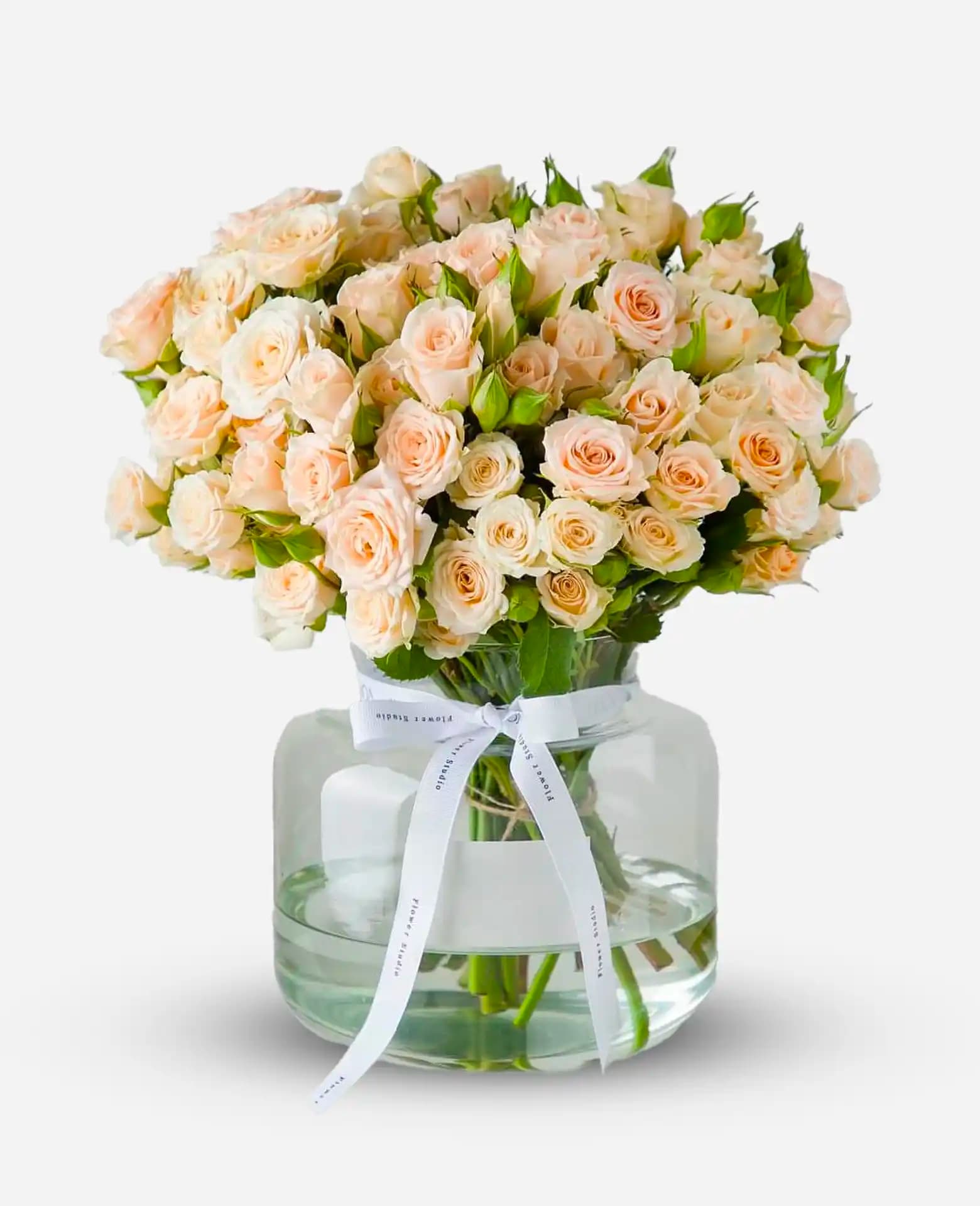 جار گل رز مینیاتوری گلبه ای – گلفروشی اینترنتی آدلی