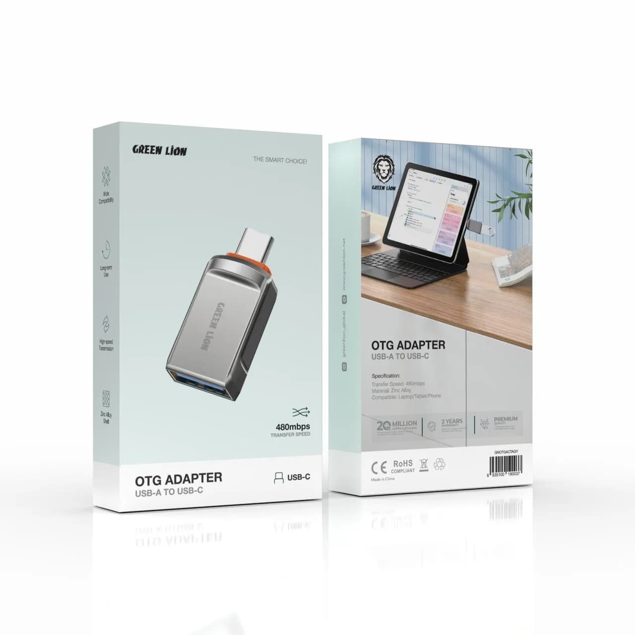 تبدیل USB-A به Type-C گرین لاین — تصویر ۳