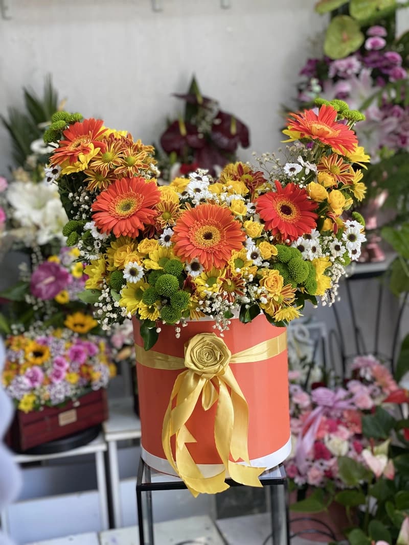 سبد یک طرفه نارنجی – گلکده شقایق