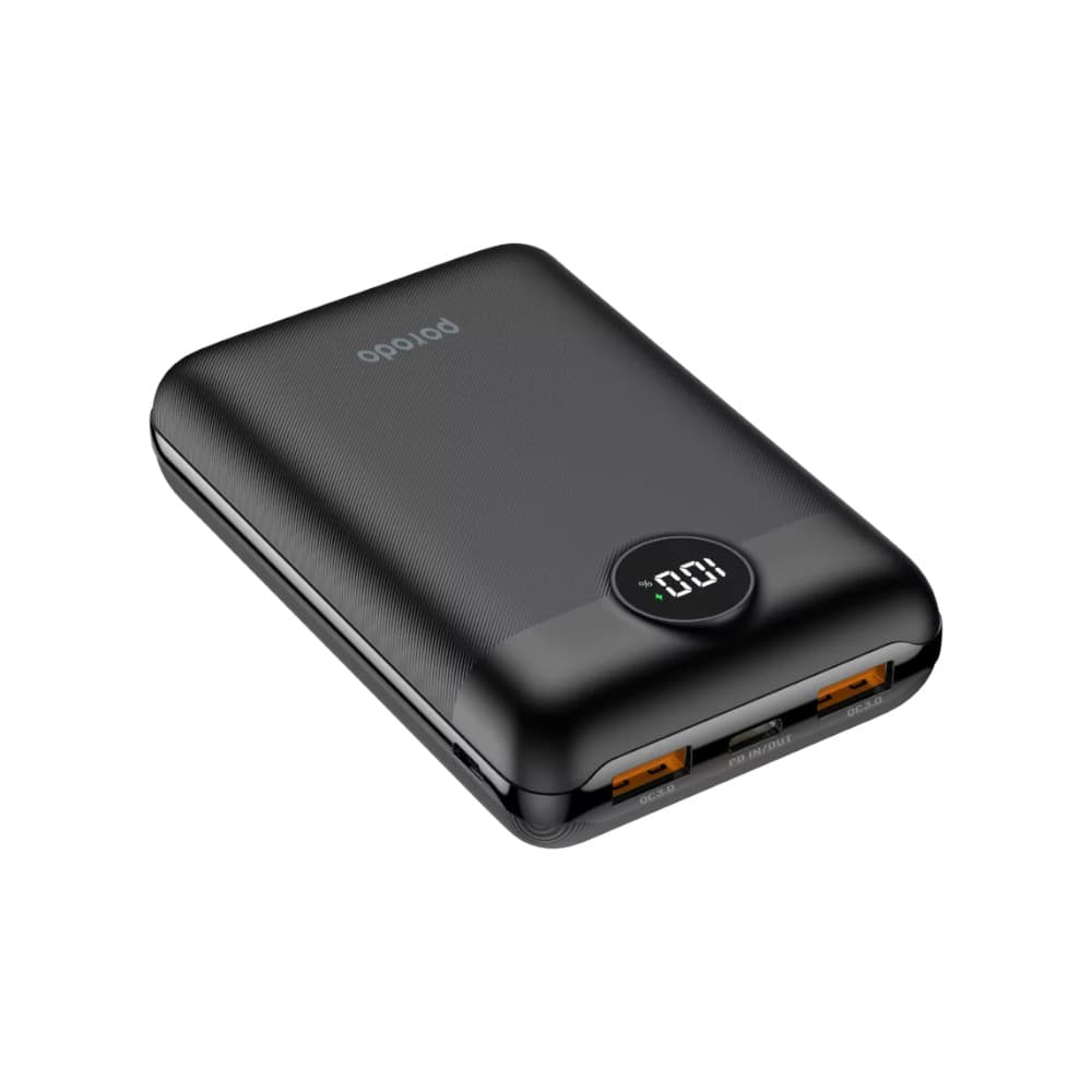 پاوربانک فست شارژ پرودو مدل Porodo PD-PBFCH007-BK