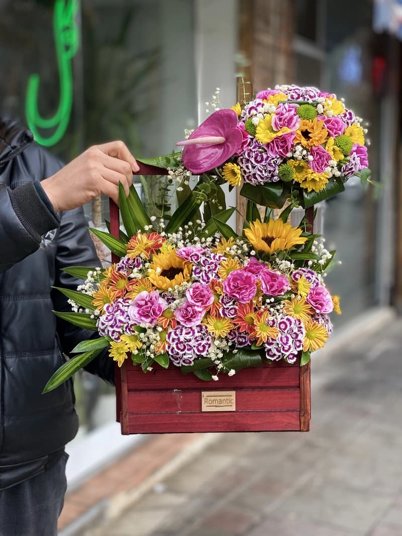 باکس گل چوبی – گلکده شقایق — تصویر ۲