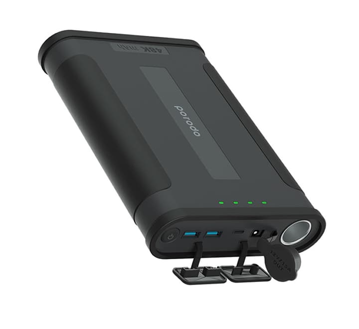 پاوربانک پرودو مدل Porodo Outdoor Power Pack PD-PBFCH005-BK ظرفیت 48000mAh — تصویر ۵