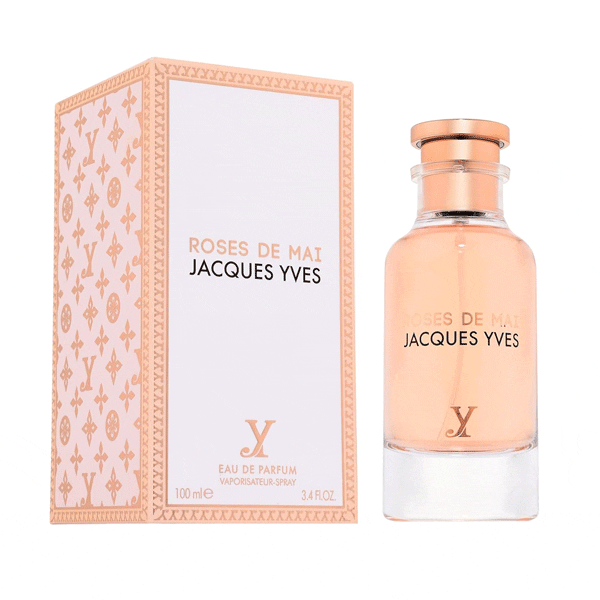 ادو پرفیوم یونیسکس فراگرنس ورد مدل رز د مای ژاک ایو Roses De Mai Jacques Yves حجم 100 میلی‌لیتر