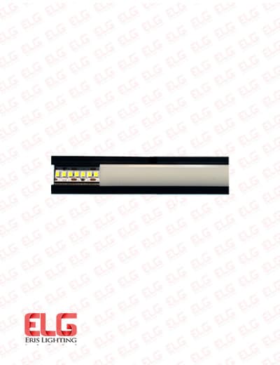 پروفیل چراغ خطی روکار کد 27 مخصوص کنج 16 میلی متری با دیفیوزر — تصویر ۷