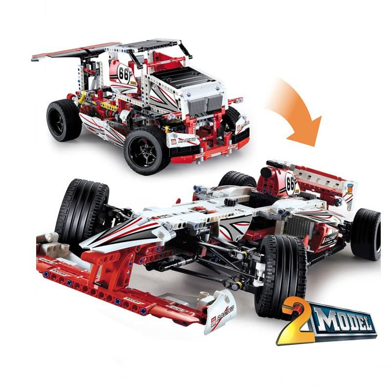 لگو ماشین Formula Car کمپ 2 مدل برند DECOOL کد 3366 — تصویر ۳