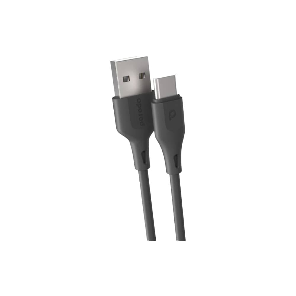 کابل تبدیل USB به Type-C پرودو مدل Porodo PD-U3CC-BK به طول 3 متر