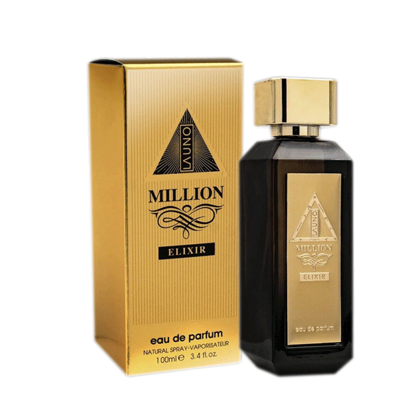 ادو پرفیوم مردانه فراگرنس ورد مدل لائونو میلیون الکسیر La Uno Million Elixir حجم 100 میلی‌لیتر