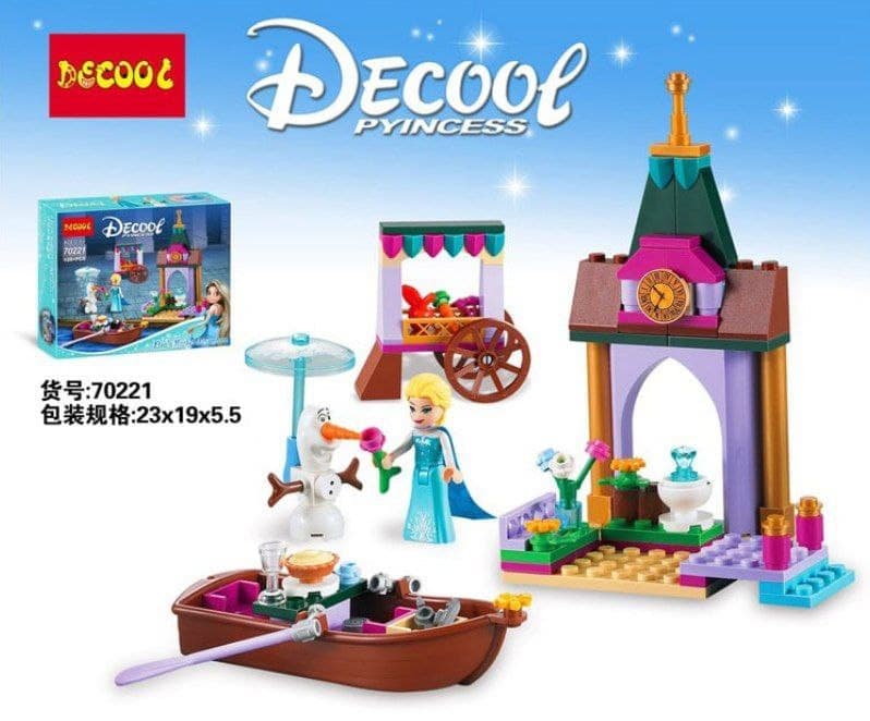 لگو پرنسس فروزن برند DECOOL کد 70221 — تصویر ۱۱
