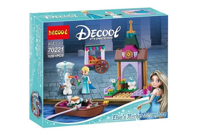 لگو پرنسس فروزن برند DECOOL کد 70221