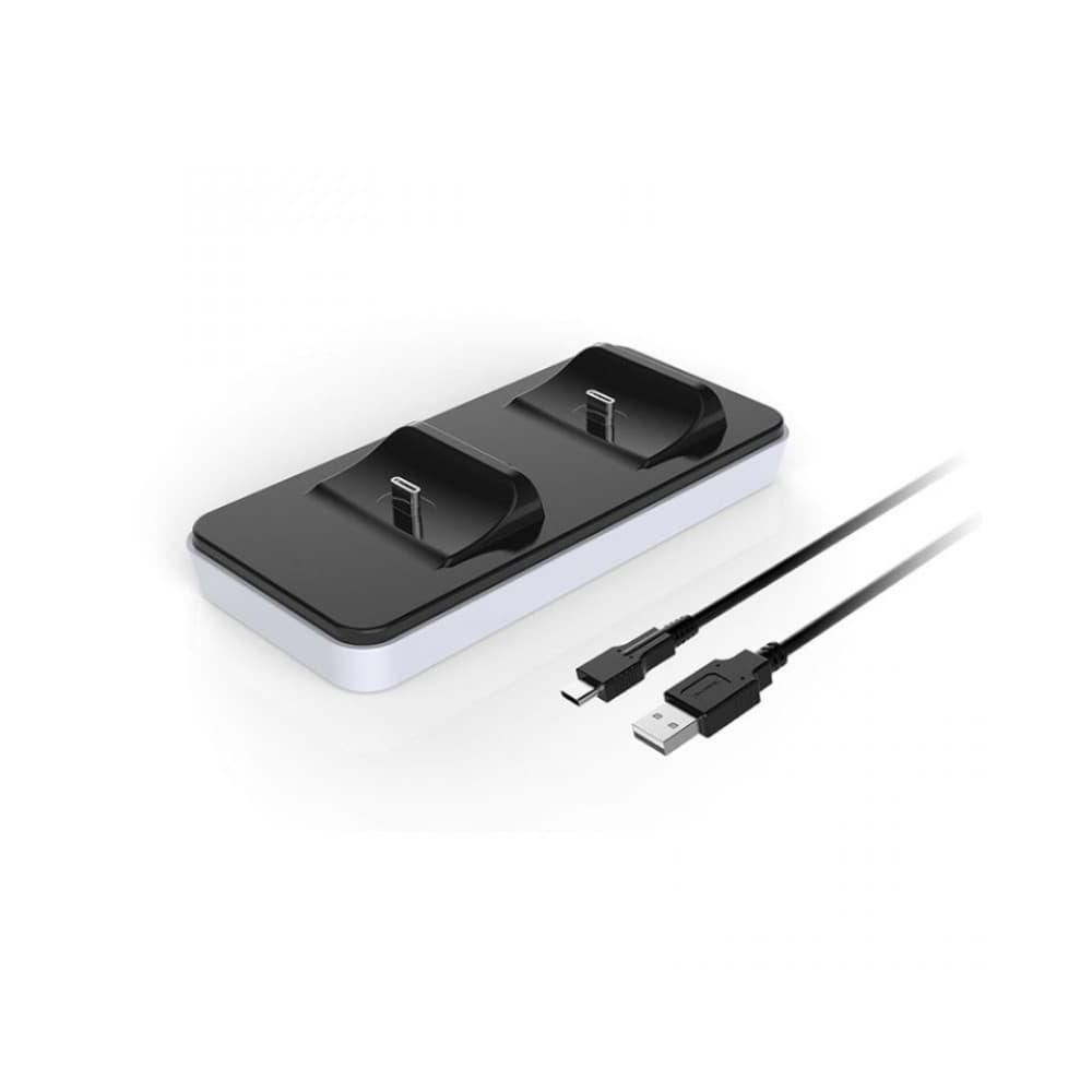 پایه شارژر دسته بازی پلی استیشن 5 دابی مدل DOBE Dual USB Port Charging Dock TP5-0504