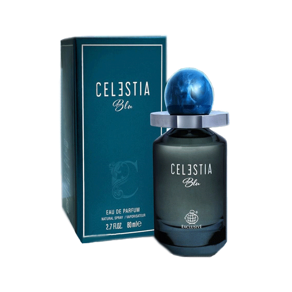ادو پرفیوم مردانه فراگرنس ورد مدل سلستیا بلو Celestia Blu حجم 80 میلی‌لیتر