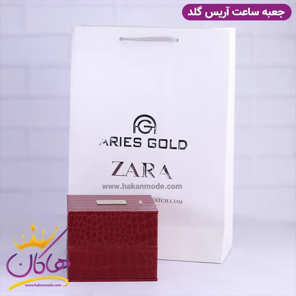 ساعت عقربه ای آریس گلد زنانه فلزی طلایی کرنوگراف G 2940/2 — تصویر ۱۱