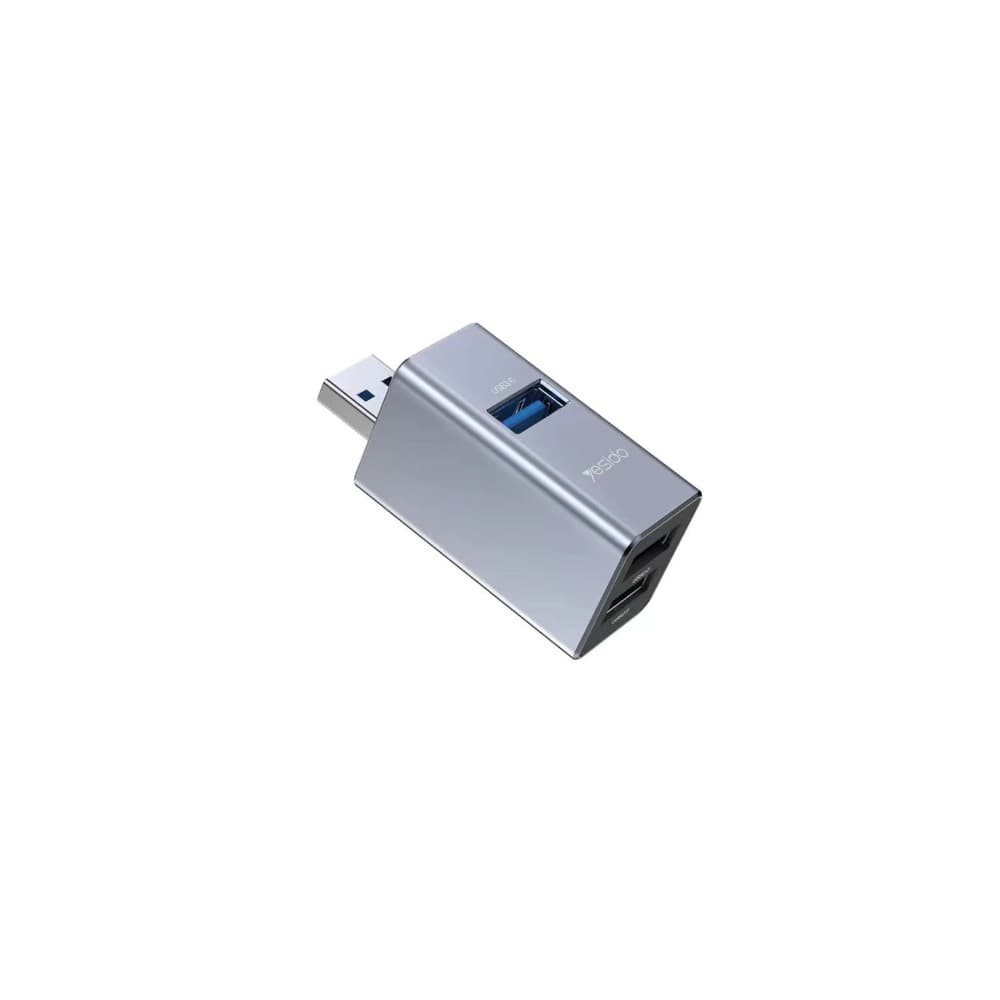 هاب 3 پورت یسیدو Yesido HB14 3-in-1 HuB Adapter
