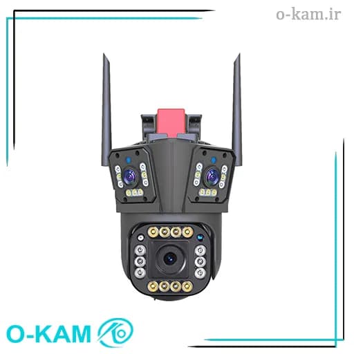 دوربین مینی اسپید دام هوشمند 3 لنز سیم کارتی اوکم مدل O-Kam 839-WP-4-4G — تصویر ۴