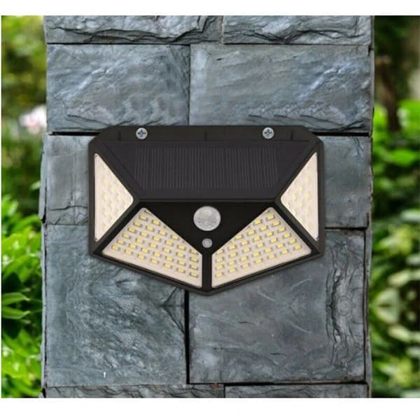 چراغ شارژی دیواری SOLAR خورشیدی مدل KT-100 — تصویر ۴