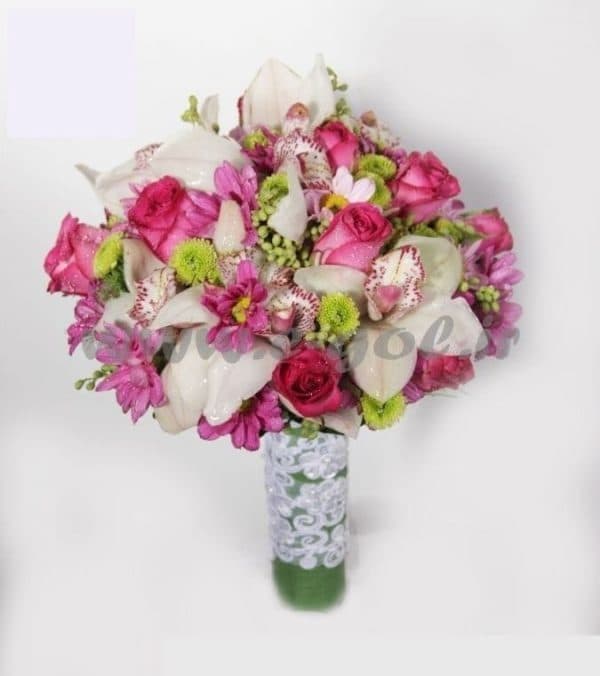 دسته گل عروس پروانه