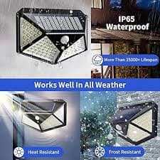 چراغ دیواری خورشیدی هوشمند سنسور دار مدل SX-100 SOLAR — تصویر ۶
