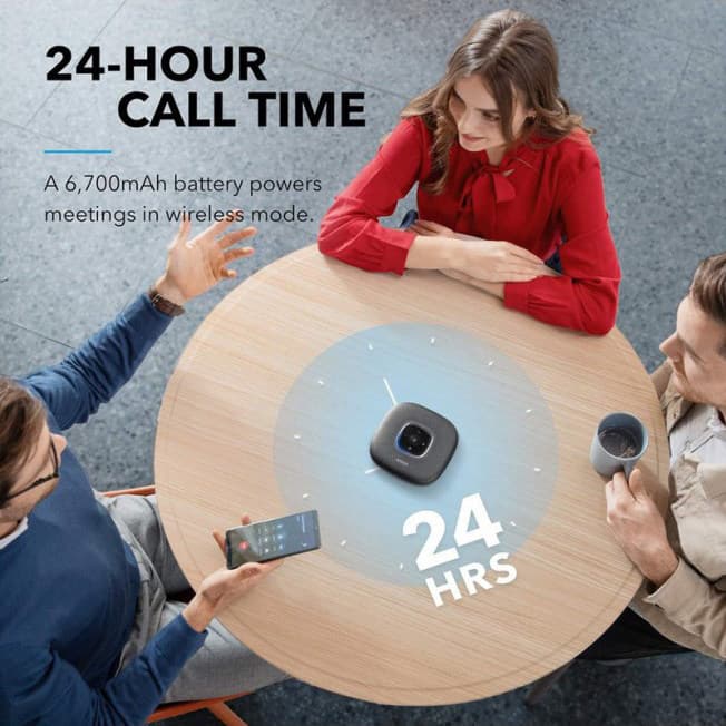 اسپیکر بلوتوثی انکر مدل Anker PowerConf Bluetoothe & USB Speakerphone A3301H11 — تصویر ۴