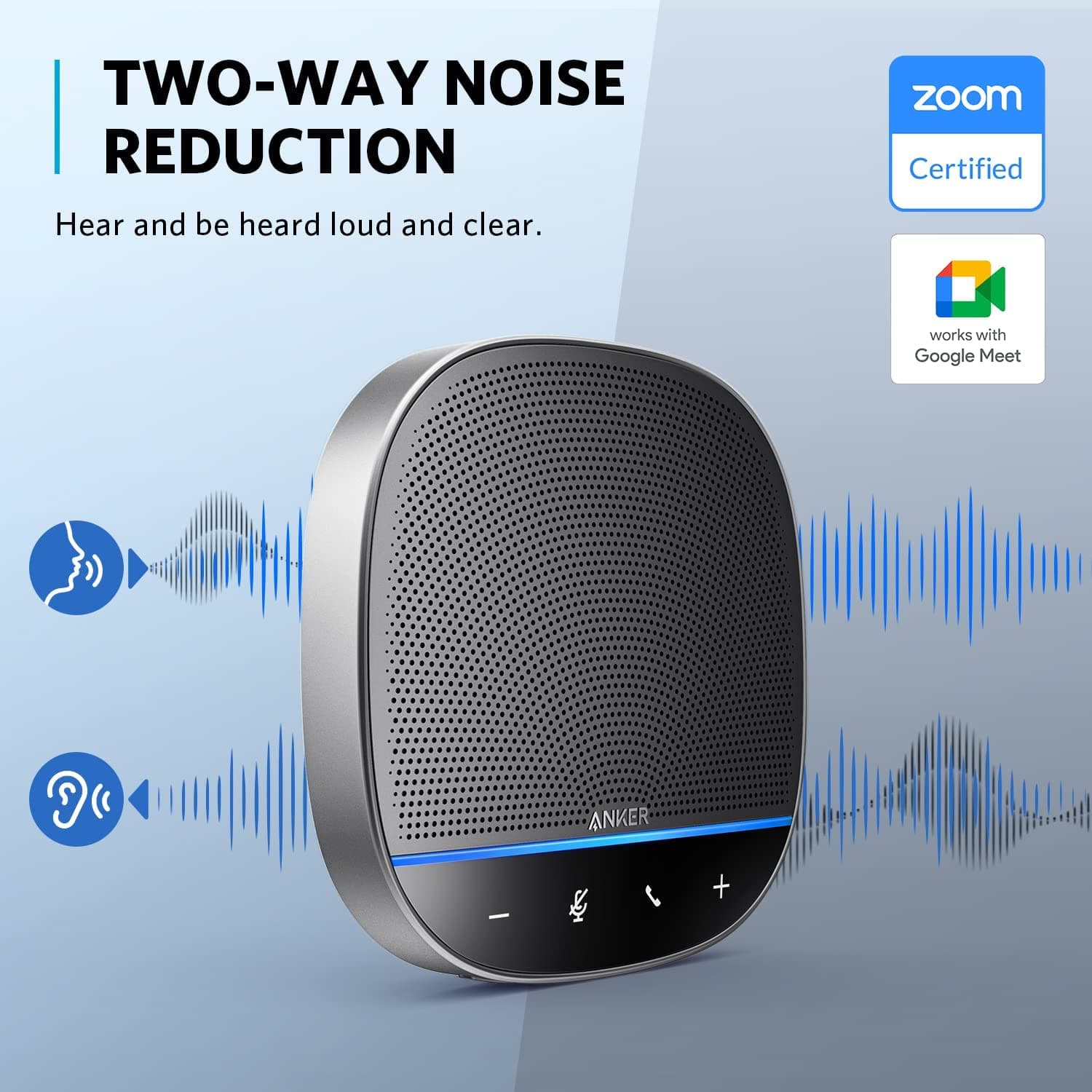 اسپیکر بلوتوثی انکر Anker PowerConf S500 Speakerphone A3305011 — تصویر ۵