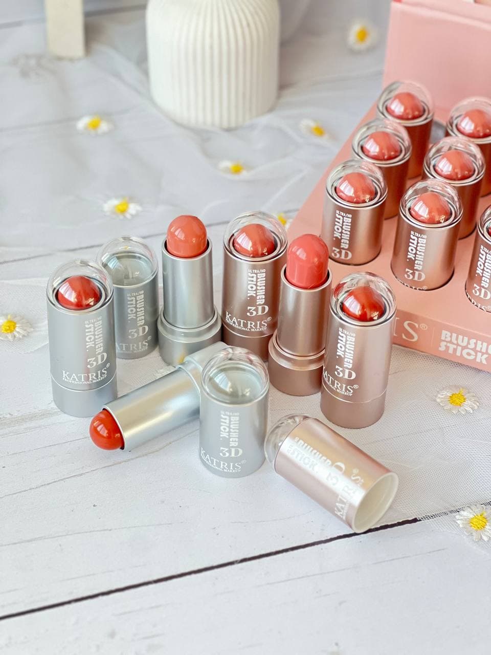 رژگونه استیکی 6 عددی کاتریس KATRIS Blusher Stick کد 5217 — تصویر ۱۲