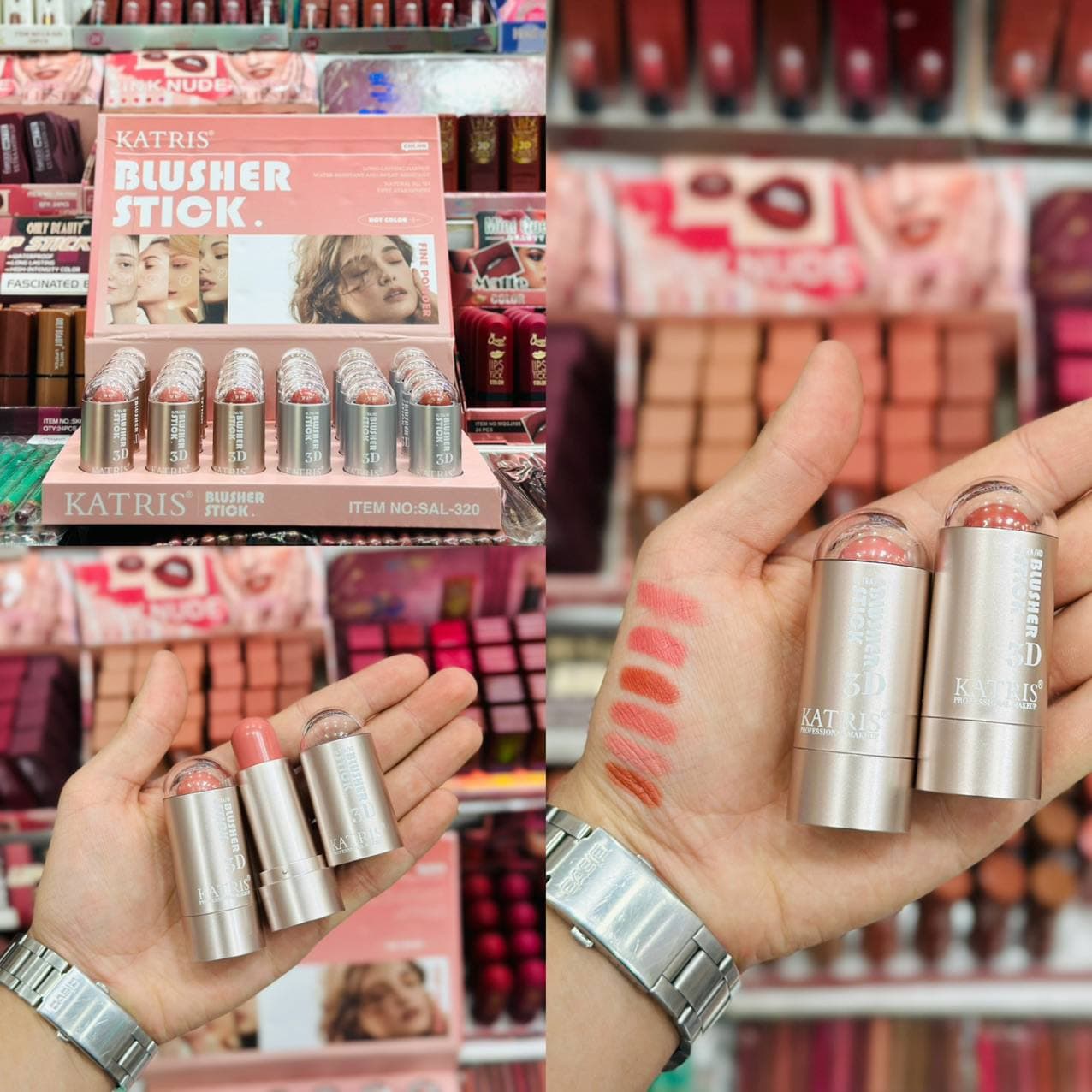 رژگونه استیکی 6 عددی کاتریس KATRIS Blusher Stick کد 5217 — تصویر ۱۱