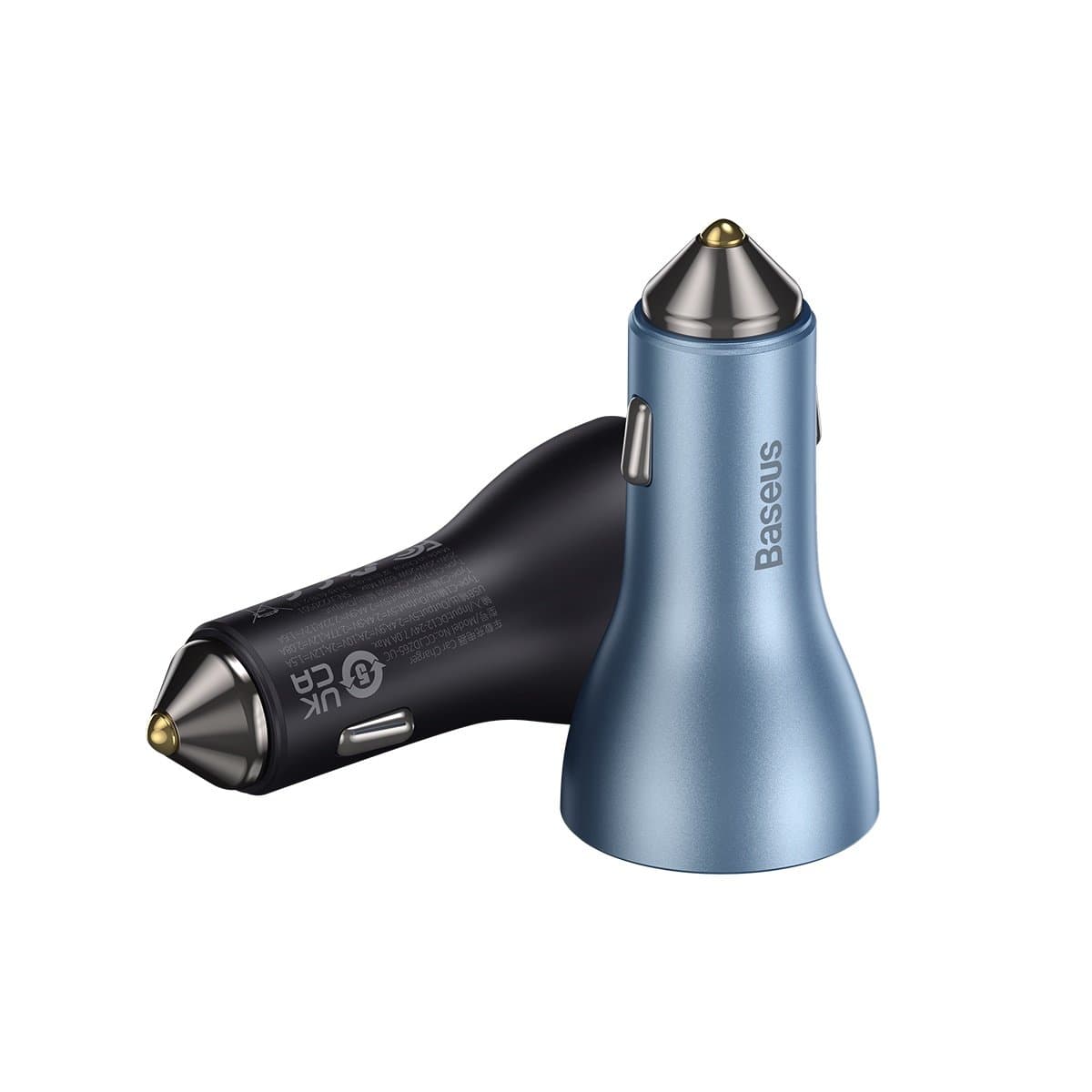 شارژر فندکی فست شارژ بیسوس Baseus Golden Contactor Pro USB-A car charger + 2x USB-C CCJDZ65-UC توان 65W — تصویر ۴
