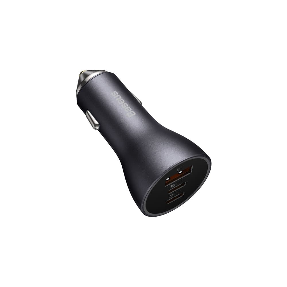 شارژر فندکی فست شارژ بیسوس Baseus Golden Contactor Pro USB-A car charger + 2x USB-C CCJDZ65-UC توان 65W