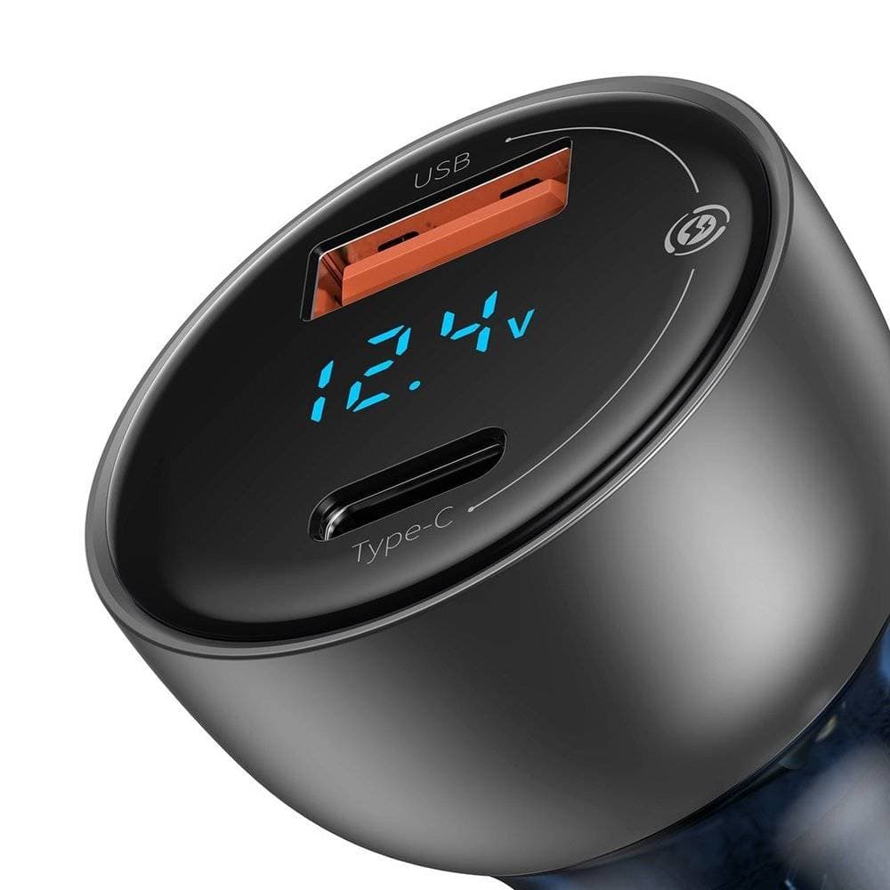 شارژر فندکی سوپر شارژ بیسوس Baseus Particular Digital Display PPS Dual 65W CCKX-C0A — تصویر ۶