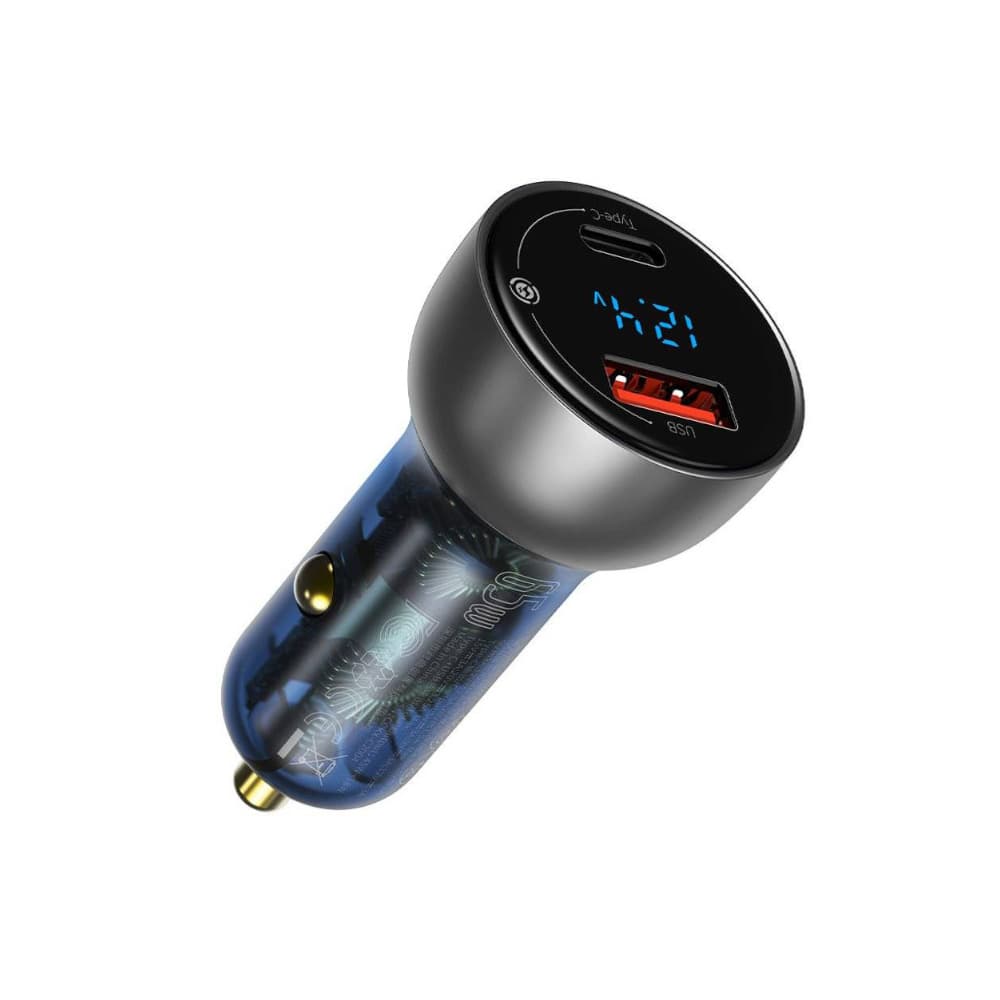شارژر فندکی سوپر شارژ بیسوس Baseus Particular Digital Display PPS Dual 65W CCKX-C0A
