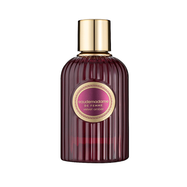 ادو پرفیوم زنانه فراگرنس ورد مدل جیووانی ایو د مادام د فمه ولوت آمبر Eau De Madame De Femme Velvet Amber حجم 90 میلی‌لیتر — تصویر ۵