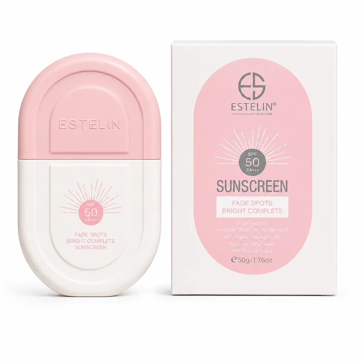 ضدآفتاب روشن کننده استلین Fade Spots SPF50 حجم 50 گرم کد 1984