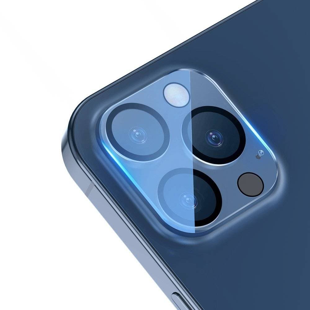 پک 2تایی محافظ لنز دوربین شیشه ای آیفون Baseus SGAPIPH67P-AJT02 Camera Lens iPhone 12 Pro Max — تصویر ۶