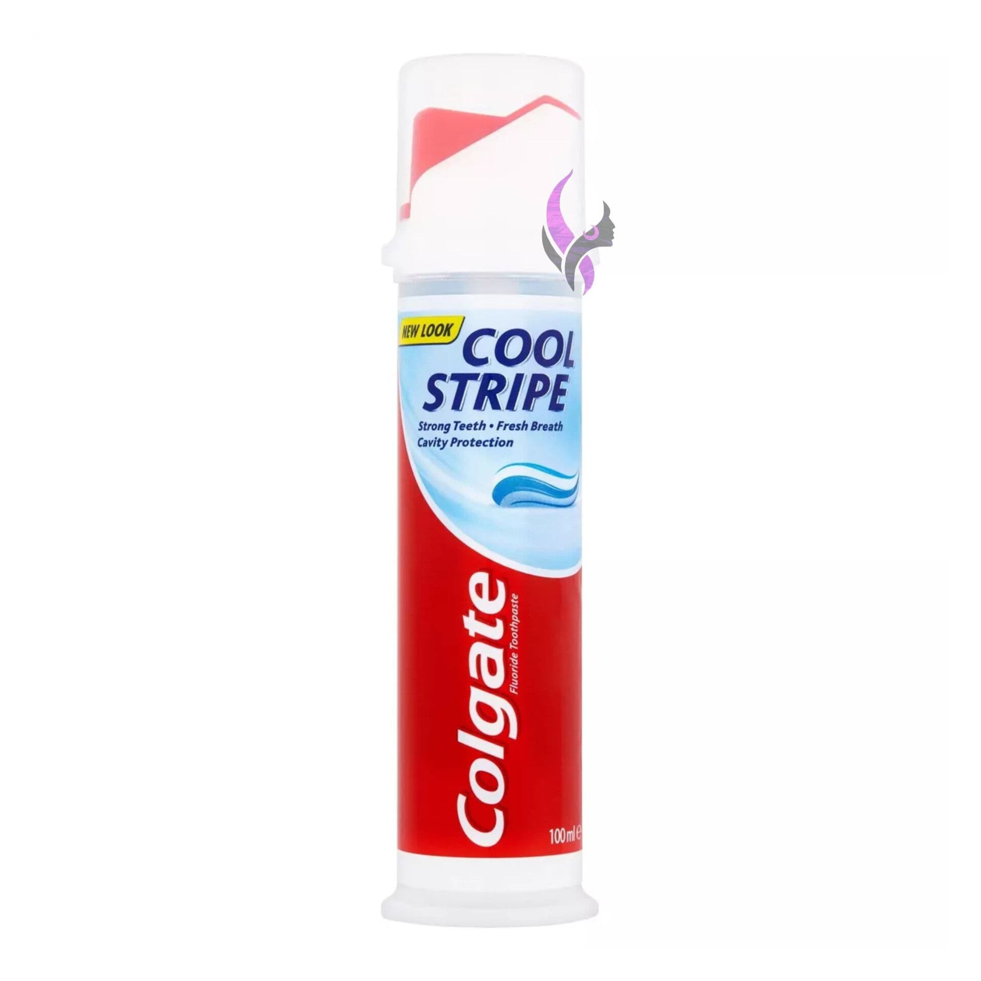 خمیر دندان پمپی کلگیت مدل Cool Stripe حجم 100 میل — تصویر ۳