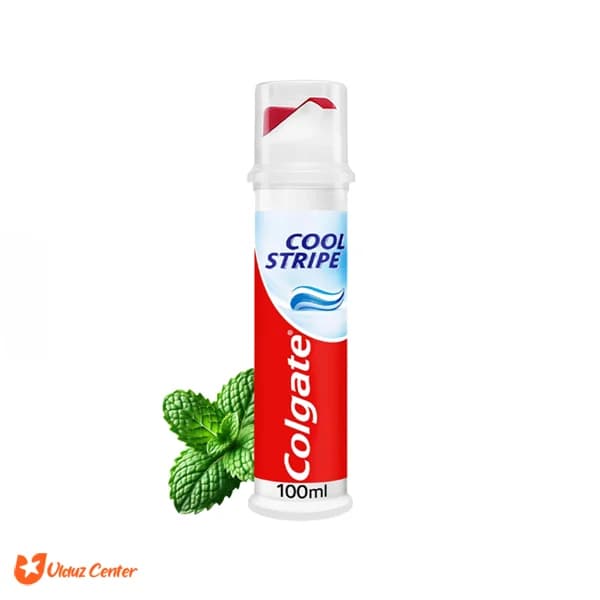 خمیر دندان پمپی کلگیت مدل Cool Stripe حجم 100 میل — تصویر ۲