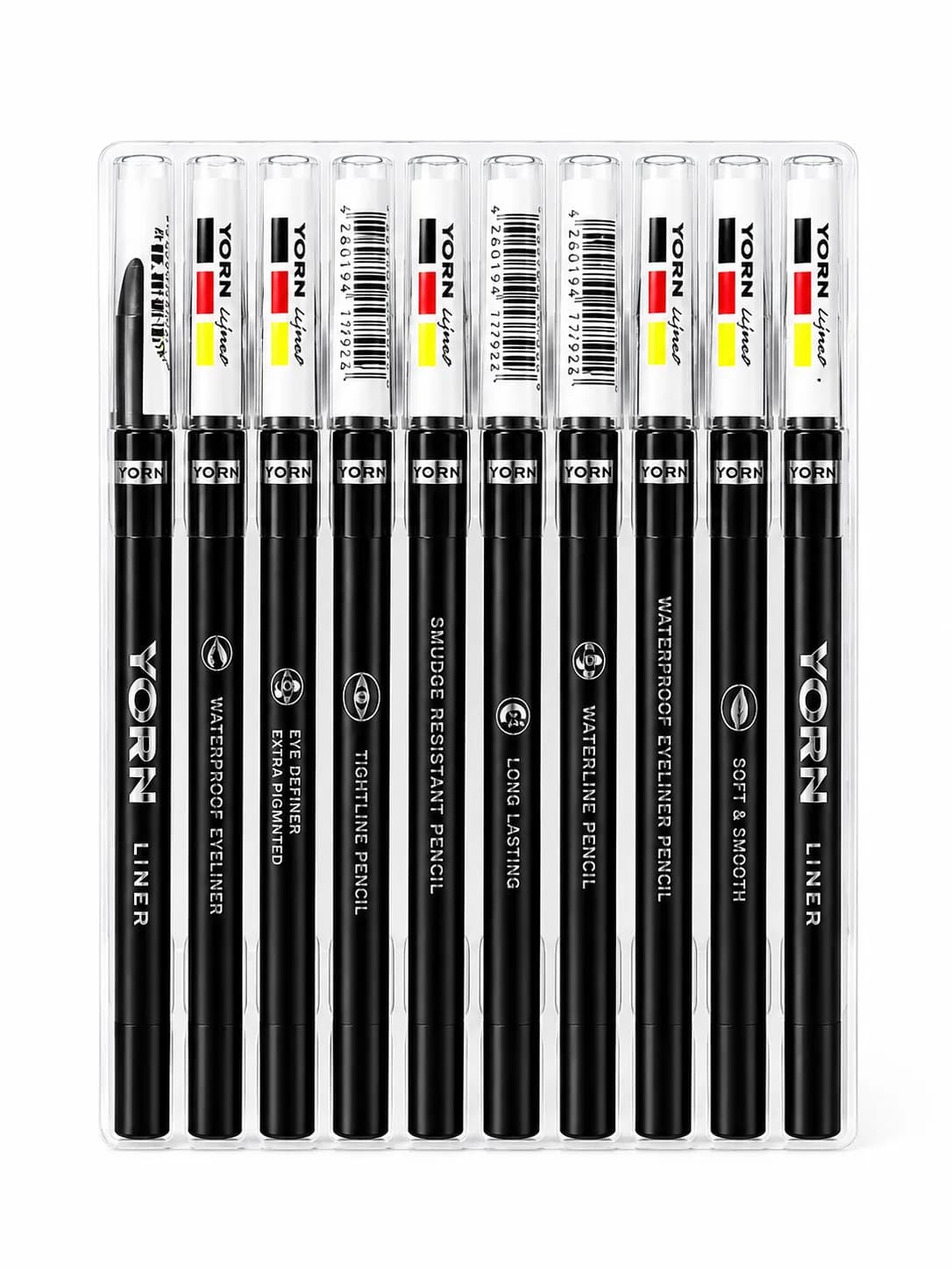 مداد چشم شمعی برند La Forme Carbon Black ضد آب و ماندگار ۲۴ ساعته کد 5021