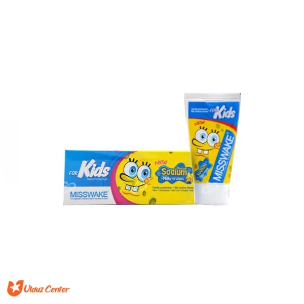 خمیر دندان ژله ای کودک میسویک طرح باب اسفنجی با رایحه موز 50 میل — تصویر ۳