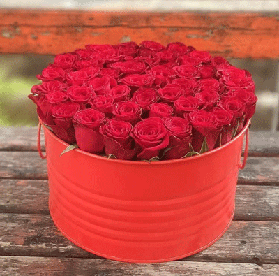 سطل گل فلزی سوری — تصویر ۵