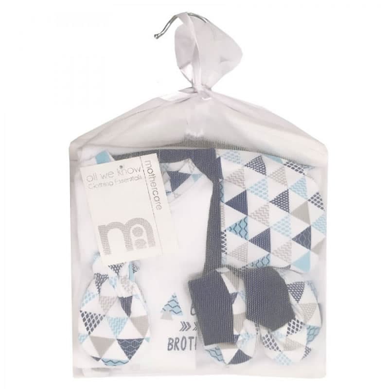 ست لباس بیمارستانی نوزادی 7 تکه طرح مثلث مادرکر Mothercare — تصویر ۲