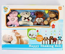 آویز تخت موزیکال طرح خرس happy shaking
