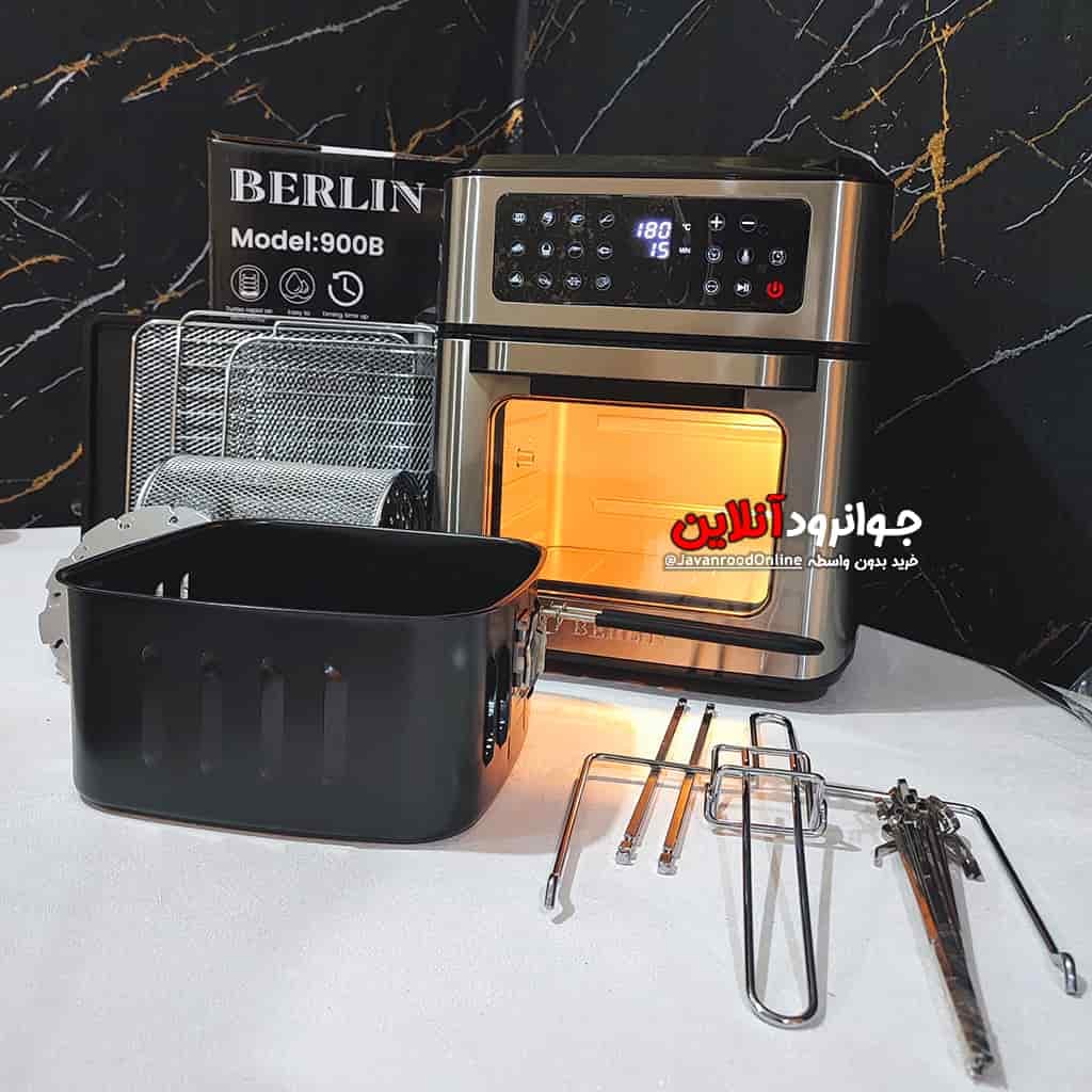 سرخ کن برلین 12 لیتر BERLIN 900B با قابلیت جوجه گردان کرایه در محل — تصویر ۳