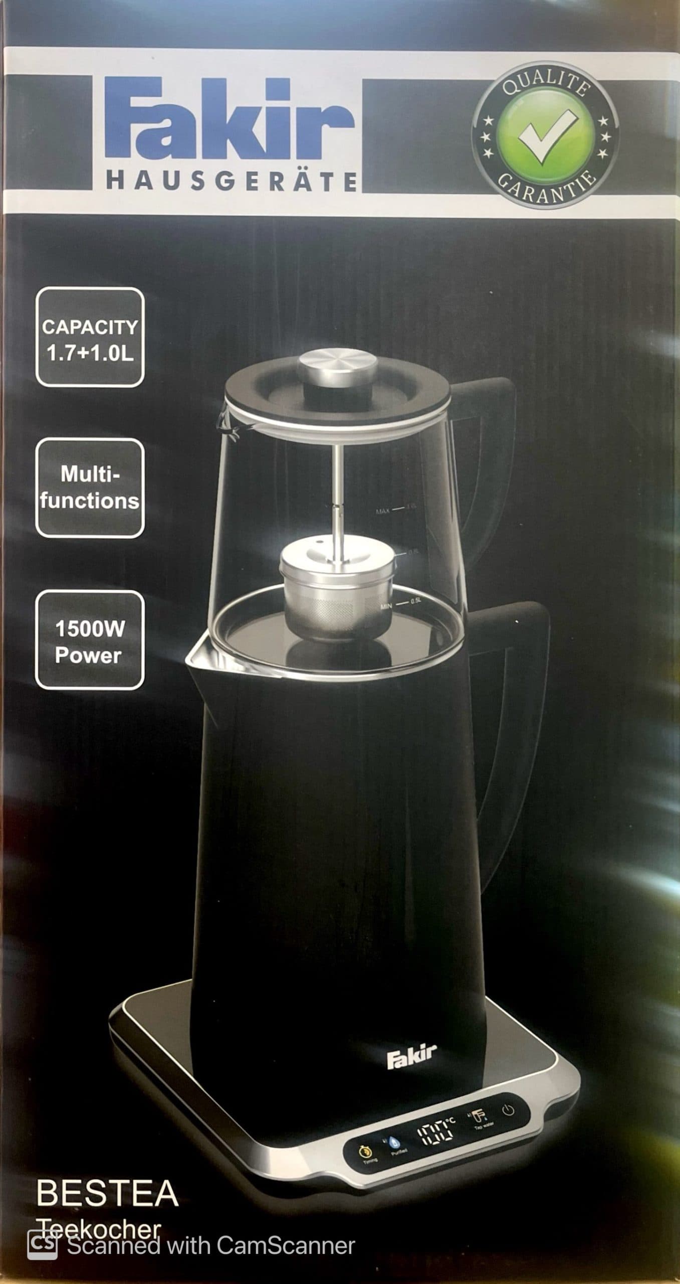 چای ساز فکیر Fakir 70F90 روهم — تصویر ۸